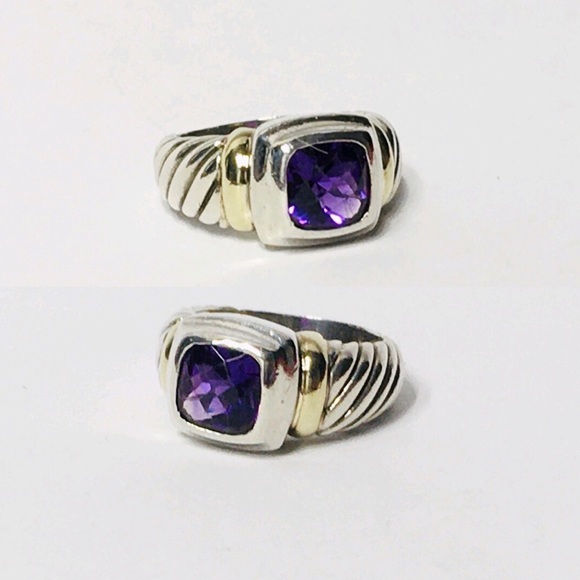 David Yurman Amethyst Ring - Picture 2 of 8